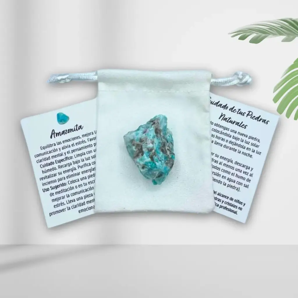 Amazonita Natural en Bruto